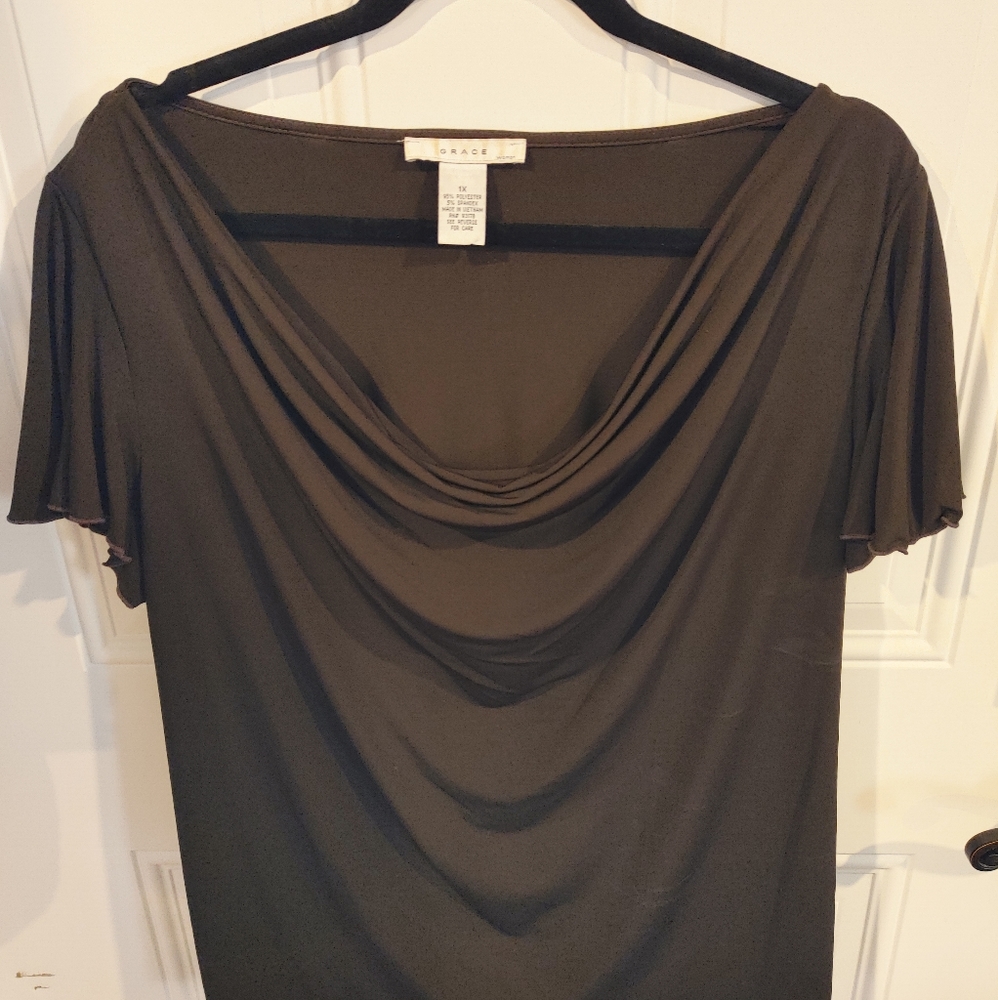 Brown Blouse